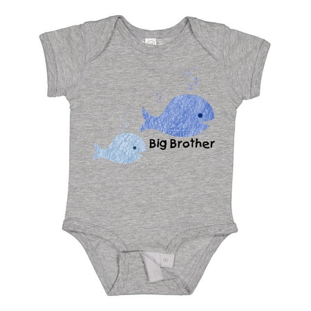 

Inktastic Big Brother with Lil Brother Gift Baby Boy Bodysuit