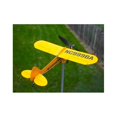 thumbnail image 4 of Veleta de avión J3 DENGXMXG molino de viento de metal 3D Escultura de viento al aire libre Kinetic B, 4 of 5