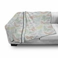 thumbnail image 3 of Dragonfly Soft Flannel Fleece Throw Blanket, Colorful Different Sized Speckled Butterfly and Dragonfly Wings Image, Cozy Plush for Indoor and Outdoor Use, 50" x 70", Multicolor, by Ambesonne, 3 of 6