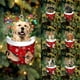 thumbnail image 2 of Adornos navideños Lindo cachorro de perro Árbol de Navidad Colgante Decoración navideña para el hogar Decoración de fiesta de boda de bricolaje Año Nuevo 2023, 2 of 5