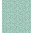 thumbnail image 3 of Ambesonne Paisley Duvet Cover Set, Floral Oriental Butterflies, Queen, Pale Teal Pale Tan, 3 of 6