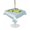 Light Blue Striped, variant on Outdoor Tablecloth with Umbrella Hole for Patio/Picnic/Party/Camping, Summer Lemons Waterproof Table Cloth Rectangle Table Cover Washable, White Black Plaid Farmhouse Tropical Fruits (52"x 70")