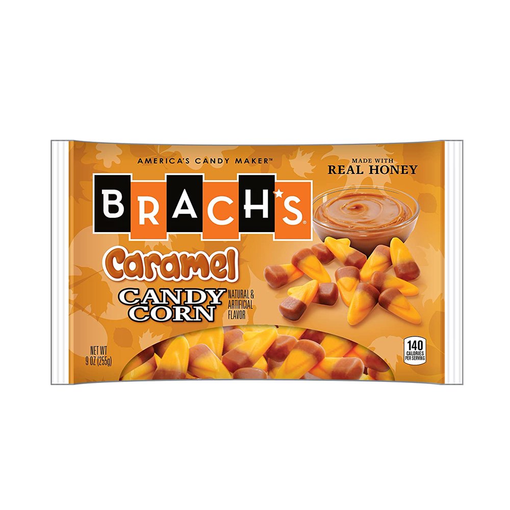 Brachs Caramel Candy Corn, 11 Ounce Bag, Pack of 24