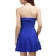 thumbnail image 3 of Mini Vestido De Fiesta Sin Tirantes Allegra K Azul S, 3 of 7