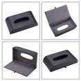 thumbnail image 3 of Aumohall - Funda Para Caja De Pañuelos De Piel Sintética, Color Negro, Rectangular, Para Decoración Del Hogar, Coche, Oficina (Sin Toalla De Papel), 3 of 5
