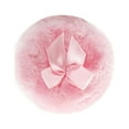 thumbnail image 2 of Powder Puff Long Plush Baby Body Soft Washable Cosmetic Dusting Puff with Ribbon Handle, Pink, 2 of 10