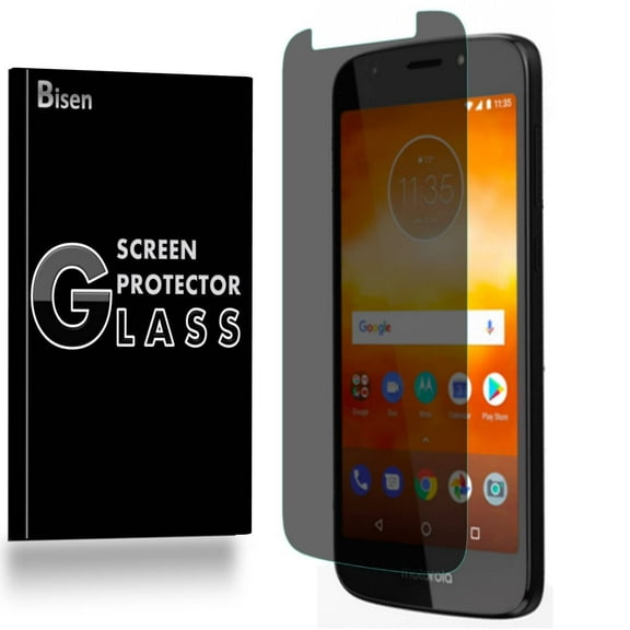 Motorola Moto E5 Cruise [2-Pack BISEN] Privacy Tempered Glass Screen Protector, Anti-Spy [Keep your screen secret]