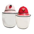 thumbnail image 1 of 2 piezas de gorro doble para bebé con protección facial anti-escupitajo perfke Cubierta de la cara del sombrero de protección para niños, 1 of 9