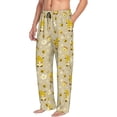 thumbnail image 2 of Bingfone Cute Bee Gnomes Mens All Over Print Sleep Pajama Pants-Large, 2 of 6
