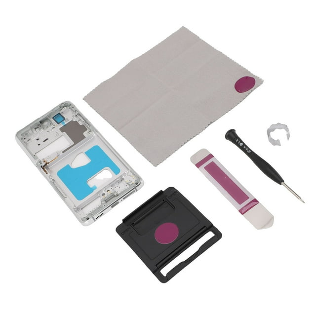 Estink Galaxy S21 Ultra 5G Metal Middle Frame Bezel Replacement With Toolkit