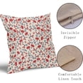 thumbnail image 4 of 4th of July Floral Pillow Covers 18x18 Set of 2 Vintage Rustic Old Style Navy Blue Red Flower Print Decorative Outdoor Pillowcases Patriotic Farmhouse Throw Cushion Case Decor for Couch Sofa Bed, 4 of 6