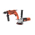 thumbnail image 2 of Kit De Rotomartillo + Miniesmeril Black+Decker Hg5072B-B3, 2 of 5