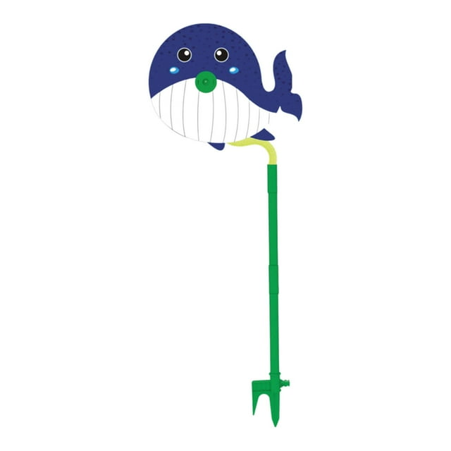 Aspersor de agua de dibujos animados para exteriores, aspersor giratorio para niños, ideal para jugar al aire libre en verano, juego de riego en el Delfín