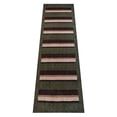 thumbnail image 3 of Rugsotic Carpets Hand Knotted Wool Area Rug 3'x10' Green Brown Contemporary Runner Indoor Rug for Living Room, Bedroom Antimicrobial L00904, 3 of 5