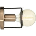 thumbnail image 4 of Nuvo 60w G25 Chassis Wall 1-Light 120v Copper Brushed Brass Matte Black finish, 4 of 10