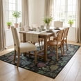 thumbnail image 6 of Kzaei 8'x10' Area Rug for Living Room, Washable Soft Rug with Non-Slip Backing, Large Floral Vintage Distress Print Pattern Carpet, 6 of 7