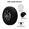 thumbnail image 4 of Cute Cartoon Spider Man Spare Tire Cover Wheel Protectors For Trailer Rv Suv Truck Camper Travel Fits For Tire Diameter 14 Inch, 4 of 7