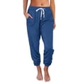 thumbnail image 2 of Pantalones casuales holgados con bolsillos y cintura alta hasta los tobillos para mujer de Europa y América para primavera y verano, 2 of 6