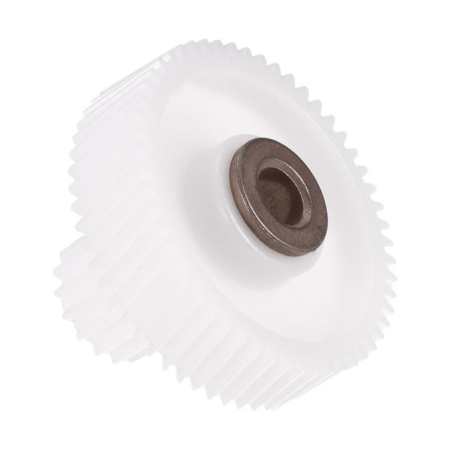 Engranaje de plástico Uxcell de 16 y 54 dientes, diámetro de 47 mm x 18 mm para picadora de carne de cocina
