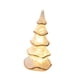 thumbnail image 4 of Árbol de Navidad artificial de mesa de cristal iluminado, decoración navideña decorativa Blanco, 4 of 9