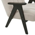 thumbnail image 4 of Cozy Chair With Wood Frame Accent - & Fabric For Comfort, 4 of 6