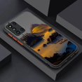 thumbnail image 3 of Matte Case for Samsung Galaxy M62 M53 M52 M51 M33 M32 M31 M30S M23 5G J8 J7 J6 J5 Case Funda Art hand-Painted Mountain Scenery, 3 of 5