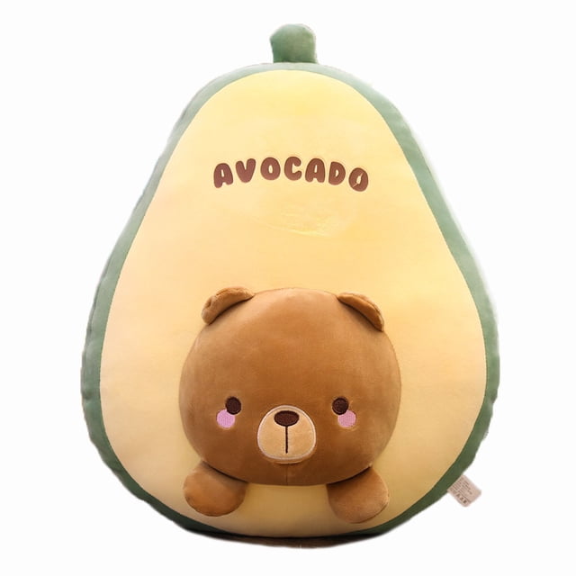 17.7" Plush Stuffed Animal Pillow-Cute Avocado Squishy Hugging Plushie-Gifts for Kids Girl Baby