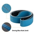 thumbnail image 4 of 2x72" 60 Grit Metal Grinding Zirconia Sanding Belts Y-wt Closed Cooling Coat 3PK, 4 of 5