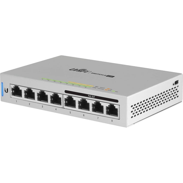 Switch gestionado Ubiquiti Networks US-8-60W UniFi de 8 puertos