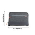 thumbnail image 3 of Allen Company 11" Auto-Fit 2.0 Deluxe Handgun Case, Gray/Red, 3 of 7