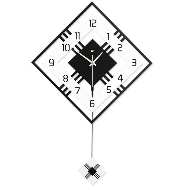 Advancent Reloj minimalista cuadrado grande de cristal, estilo único silencioso, cronometraje preciso, múltiples funciones Electrodomésticos