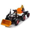 thumbnail image 4 of Ambifirner 24V  Ride-On Electric Tractor with 4-in-1 Construction Attachments, Ride on Tractor w/Remote Control, 3-Speed Modes & LED Lights, 4 of 9
