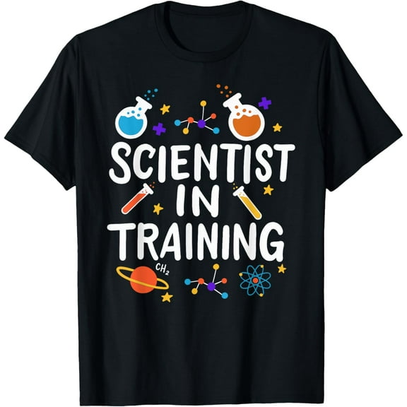 Science Kids School Studying Funny Scientist In Training T-Shirt