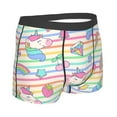 thumbnail image 3 of Haiem Cute Unicorn Men's Boxer Briefs, Every Day Comfort Stretch Cotton Moisture-Wicking Underwear-Medium, 3 of 9