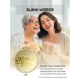 thumbnail image 6 of Compact Mirror Bulk, Set of 2 Double-Sided 1X/2X Magnifying Purse Pocket Makeup Mirrors(Round, Gold), 6 of 6