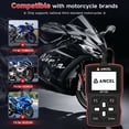 thumbnail image 4 of ANCEL MT100 Motorcycle Diagnostic Scan Tool Code Reader ABS Engine Code Scanner Motorbike Scanner Full OBD2 Functions Turn off Fault Indicator Light Read Clear Code Live Data OBD2 Scanner Free Update, 4 of 13