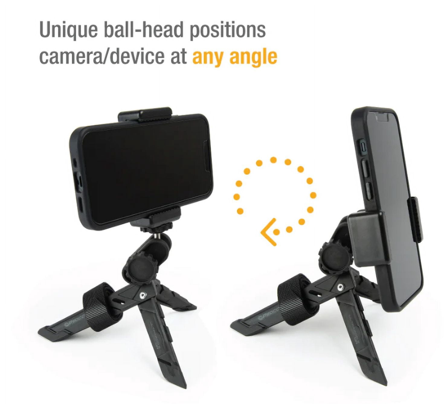 PEDCO ULTRAPOD 3 MINI TRAVEL TRIPOD W/ PHONE MOUNT