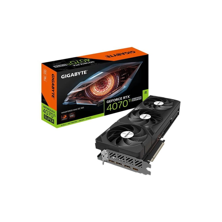 GIGABYTE GeForce RTX 4070 Ti SUPER WINDFORCE MAX OC 16G Graphics 