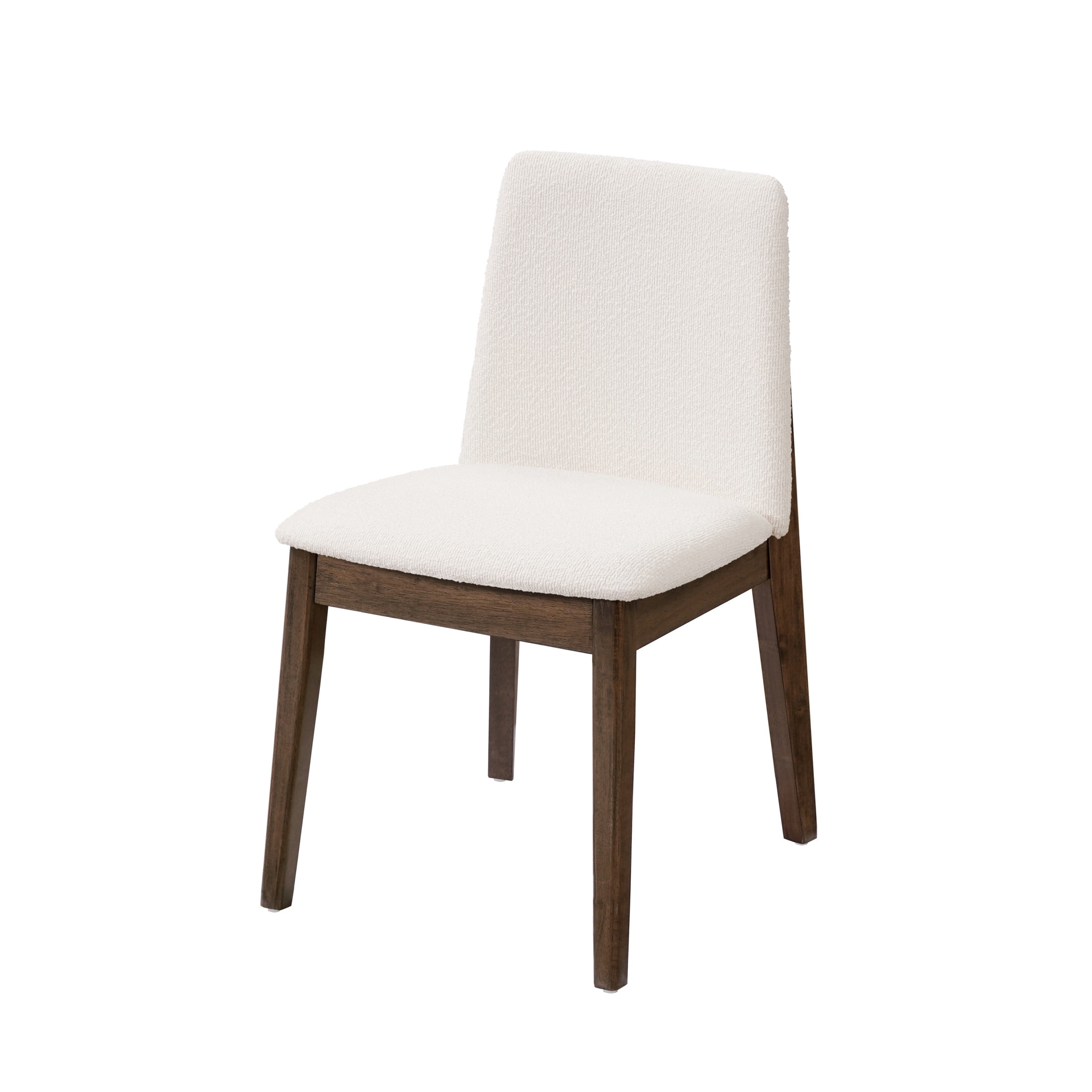Christopher Knight Home Modern Dining Set for 6, Armless Chairs with 63" Double V Table, Beige+Walnut