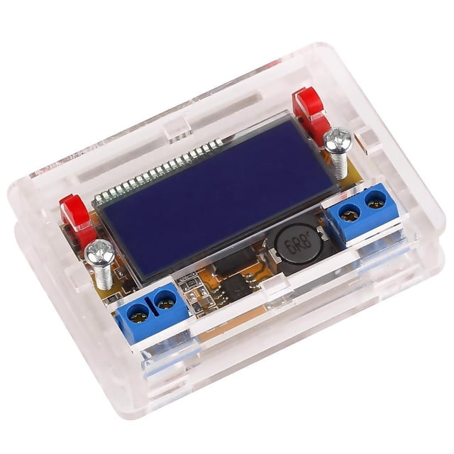 Módulo De Fuente De Alimentación Reductor Ajustable, Pantalla LCD Con Caja De Alojamiento Zulema Módulo convertidor de dinero