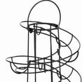 thumbnail image 2 of Kitchen Egg Rack, Spiral Basket, Iron Practical Storage Rack Black, 2 of 7