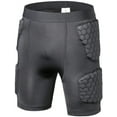thumbnail image 1 of Padded Compression Shirt Chest Protector Undershirt for Football Soccer Paintball Shirt, 1 of 7