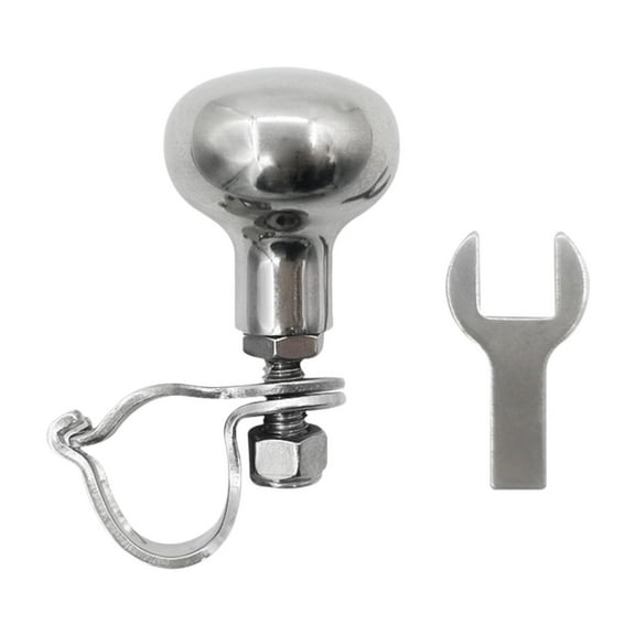 funtasica Boat Steering Wheel Knob Assist Handle Component Replacement Easy to Install Auxiliary Booster for Truck Repair