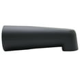 thumbnail image 4 of Westbrass E507-1F-62 7" Reach Wall Mount Tub Spout, Matte Black, 4 of 9