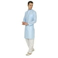 thumbnail image 3 of Mens Cotton Kurta Indian Pakistani Bollywood Style Dress For Diwali Pooja..., 3 of 5