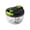 Black, variant on Multi-Function Manual Food Processors ,Portable Hand Pull String Chopper with Cover and Handle, Garlic Press Vegetable Chopper Shredder, for Onions Carrots Gingers Peppers Fruits,17.6 OZ.