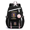 thumbnail image 1 of Wednesday Addams Backpacks With Usb Charging Port, Adult Kids Nevermore Academy School College Bags Daypack, Laptop Backpack For Travel, 1 of 1