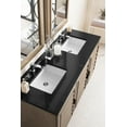thumbnail image 5 of James Martin Furniture 620-V60D-WW-3IBK 60 in. Portland White Washed Walnut Double Bathroom Vanity with 3 cm Iconic Black Quartz Top & Sink, 5 of 7