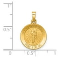 thumbnail image 2 of 14k Polished and Satin St. John Baptist Medal Pendant in 14k Yellow Gold, 2 of 2