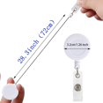 thumbnail image 3 of HLONK [Durable ID Card Lanyards] 10pcs Multi-Color Durable Retractable ID Card Lanyards with Quick Release Clip | Stylish Nurse Badge Reels for Professionals - Mixed Colors, 3 of 5